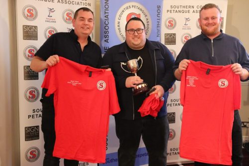 SCPA Triples Winners - Stuart Floyd, Jay Willcocks  Callum Lombard